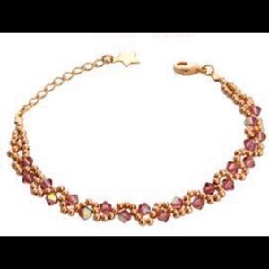 Swarovski authentic Crystals Rose Gold Plated